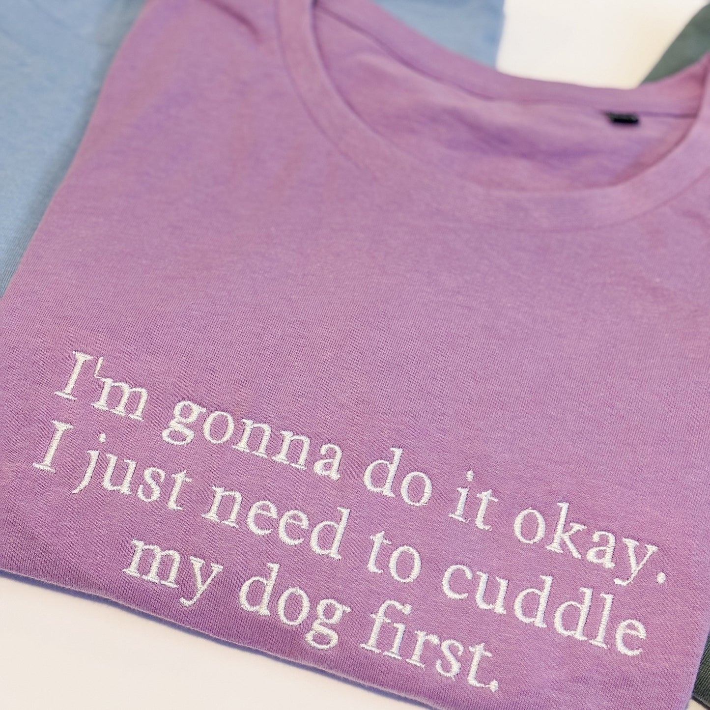 Cuddle My Dog First T-Shirt