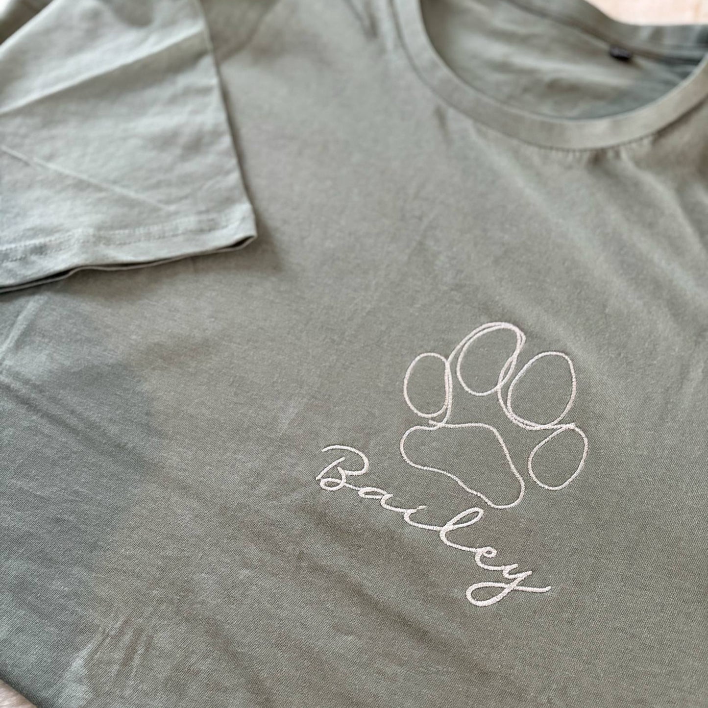 Personalised Paw Print T-Shirt