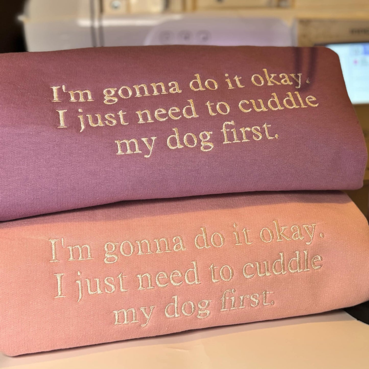 Cuddle My Dog First
